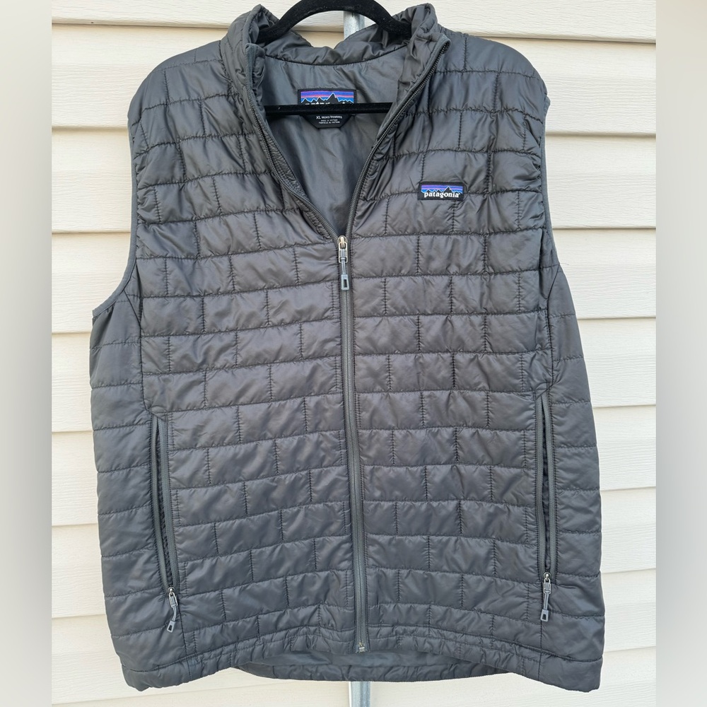 Patagonia Gray Quilted Vest